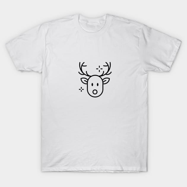 Winter deer T-Shirt by JaGaZinn